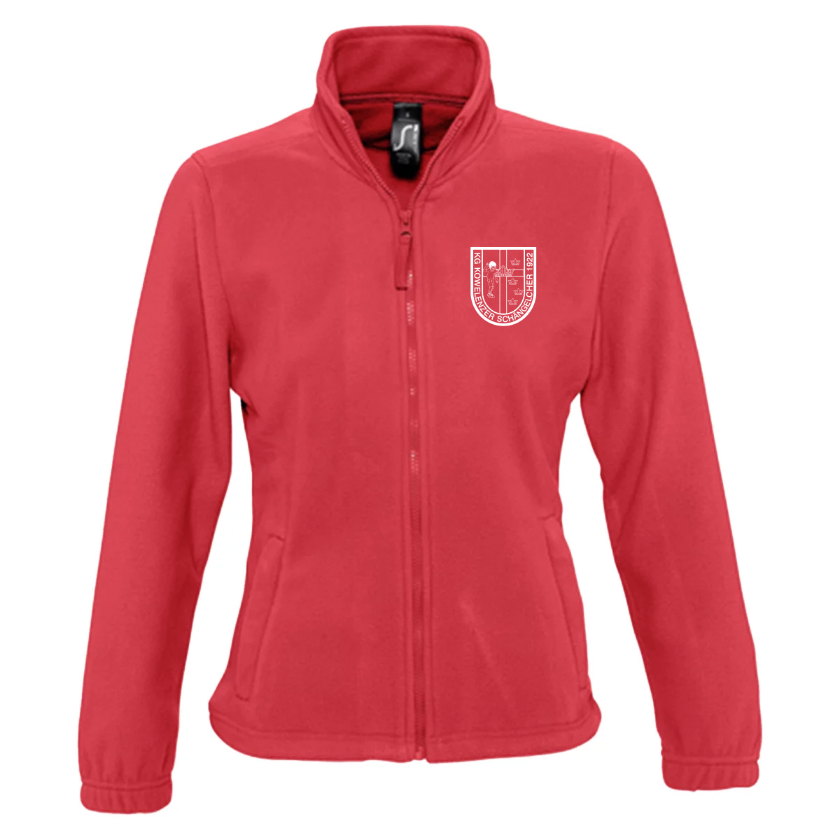 Women Fleece Jacke North bestickt mit KKG Kowelenzer Schängelcher